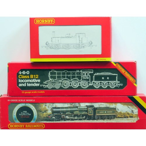 365 - HORNBY 00 gauge Steam Locos comprising: R349 King Class 4-6-0 King Henry VII” Loco and Tender No. 60... 