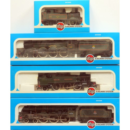 367 - AIRFIX 00 gauge Steam Locos comprising: 54121-3 Class 7P 4-6-0 “Royal Scot” Loco and Tender No. 4610... 