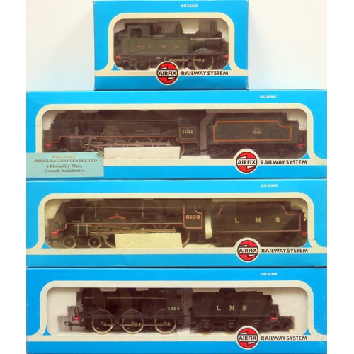 368 - AIRFIX 00 gauge Steam Locos comprising: 54122-6 Class 4F 0-6-0 Fowler Loco and Tender No. 4454 LMS b... 