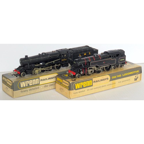 WRENN W2225 Class 8F 2-8-0 Loco and Tender No. 8042 LMS black. Good ...