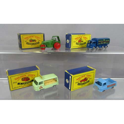 434 - MATCHBOX 1-75 REGULAR WHEELS to include 1c Aveling Barford Diesel Road Roller, 10c Foden Sugar Conta... 