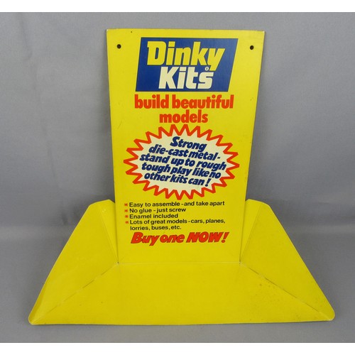 449 - DINKY KITS “Build beautiful models” original card Shop Display Stand. Approximately 13” in height. G... 