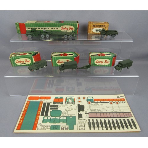 482 - KEMLOW Sentry Box Series Military Vehicles to include Tank Transporter, Bedford 3 Ton Lorry, Bedford... 