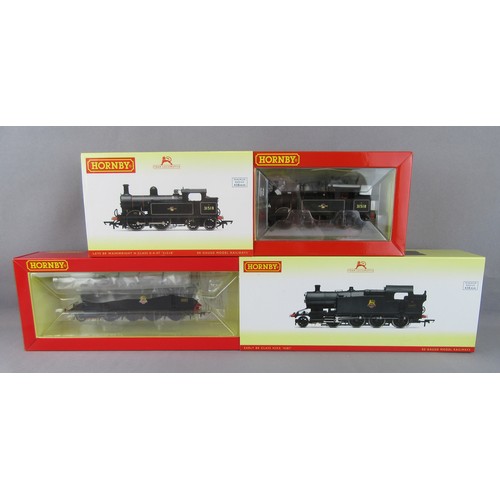 556 - Hornby (China) BR black Tank locos comprising R3462 2-8-0 42XX Class No 4287 and R3539 0-4-4 Wainwri... 