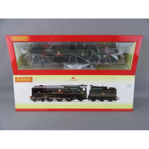 559 - Hornby (China) R3203 4-6-2 BR green Rebuilt West Country Class No 34013 “Okehamton” Mint in Mint Box... 