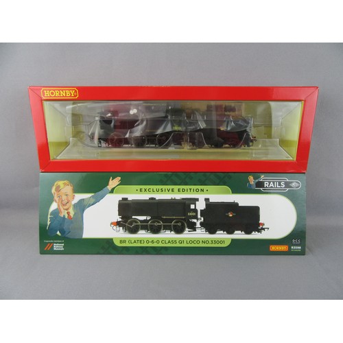 568 - Hornby (China) R3598 (Limited Edition) 0-6-0 BR black Q1 Class loco No 33001 complete with certifica... 