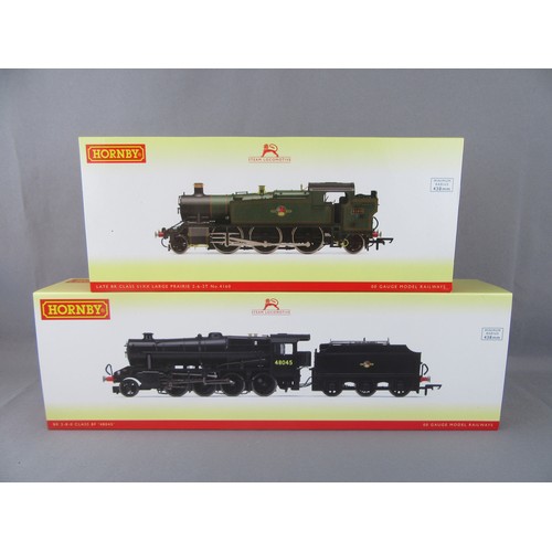 599 - Hornby (China) BR Steam locos comprising R3564 2-8-0 black 8F Class No 48045 with Fowler type Tender... 