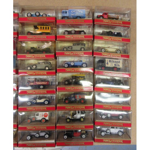 182 - MATCHBOX MODELS OF YESTERYEAR in later square Red boxes. Near Mint to Mint including Boxes. (47)