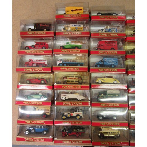 182 - MATCHBOX MODELS OF YESTERYEAR in later square Red boxes. Near Mint to Mint including Boxes. (47)