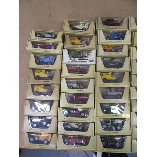 181 - MATCHOX MODELS OF YESTERYEAR cars and commercials in Straw Boxes to include some Code 3 examples, pl... 