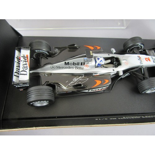 10 - MINICHAMPS (Pauls Model Art) 1:18 Formula 1, McLaren Mercedes MP4-15, David Coulthard, Signed (no Ce... 