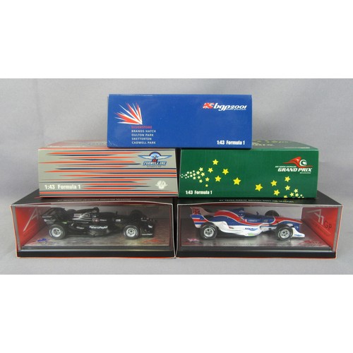 33 - MINICHAMPS / AMALGAM F1 1:43 to include Minichamps 2001 British GP event car, 2001 Australian GP eve... 