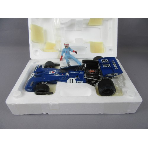 39 - EXOTO 1:18 Tyrrell Ford 003, Jackie Stewart. Mint in Near Mint Plus Box.