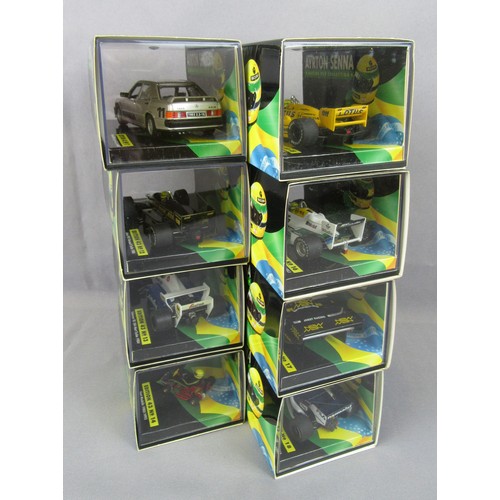 42 - MINICHAMPS (Pauls Model Art) 1:43 ARYTON SENNA Collection, numbers 1-18 with numbered certificate an... 