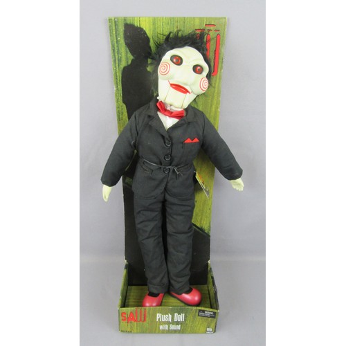 60 - NECA / REEL TOYS 20” Plush ‘SAW’ Billy the Puppet Doll. Mint with original tag still attached in Exc... 