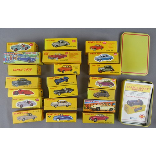 99 - ATLAS EDITIONS ‘DINKY TOYS’ group of cars (most have certificates). Mint in Near Mint to Mint Boxes.... 