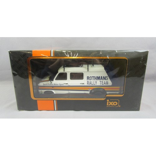 527 - IXO 1:18 Ford Transit Mk.II ‘Team Rothmans’. Mint in Mint Box.