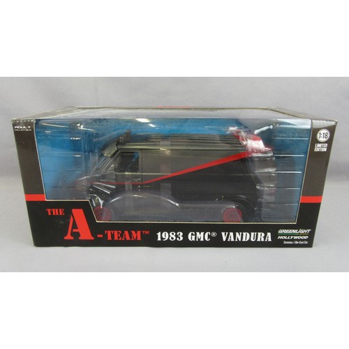 543 - GREENLIGHT 1:18 ‘The A-Team’ 1983 GMC Vandura. Mint in Mint Box.