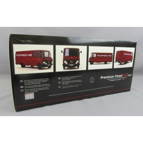 545 - PREMIUM CLASSIXX 1:18 Mercedes Benz L408 Van ‘Porsche’. Mint in Mint Box.