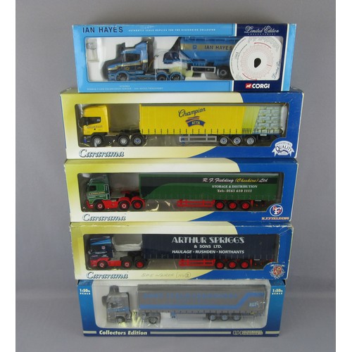 575 - CARARAMA / CORGI / UNIVERSAL HOBBIES 1:50 Articulated Trucks. Near Mint to Mint (have been removed f... 