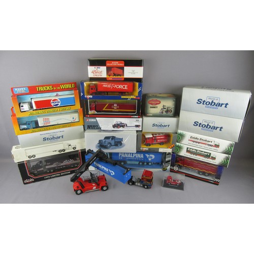 576 - CORGI / ERTL / ATLAS group of Trucks and Lorries. Near Mint to Mint in Good Plus to Near Mint Boxes,... 