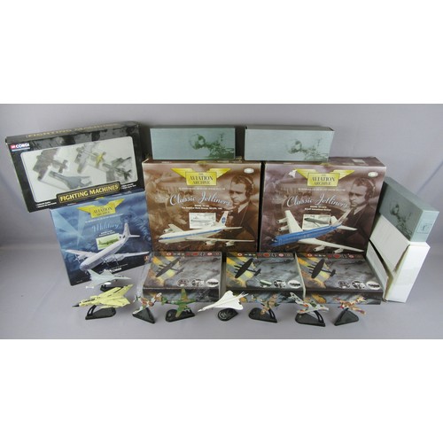 577 - CORGI AVIATION ARCHIVE / ATLAS EDITIONS Aircraft to include Corgi CSFS14004, 48103, AA32906, AA32904... 