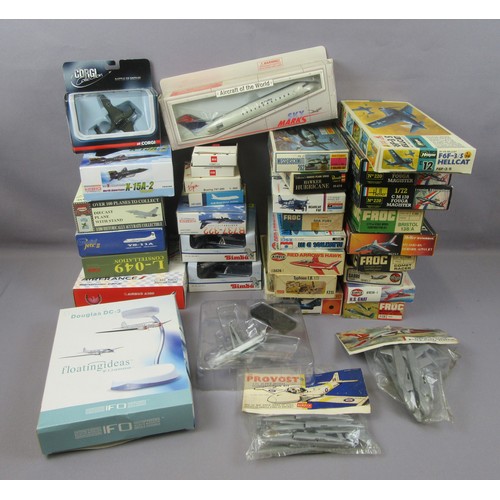 580 - MODEL AIRCRAFT Model Kits and Scale Aircraft to include kits by Frog, Heller and Airfix, plus scale ... 