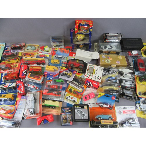 583 - MIXED DIECAST to include Corgi, Majorette, Ertl, Micro Machines, Siku and TV related. Mint in Good t... 