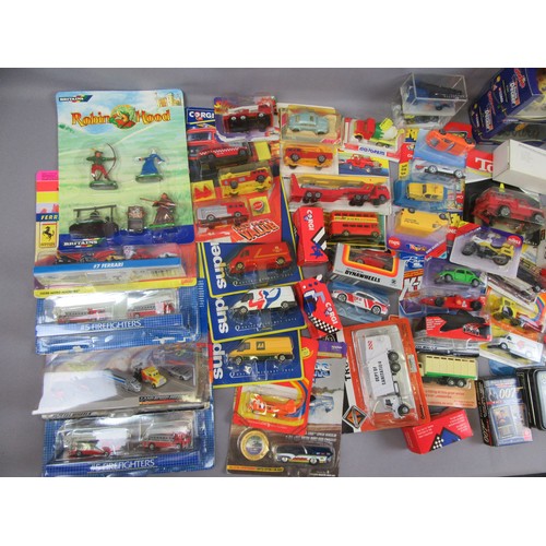 583 - MIXED DIECAST to include Corgi, Majorette, Ertl, Micro Machines, Siku and TV related. Mint in Good t... 