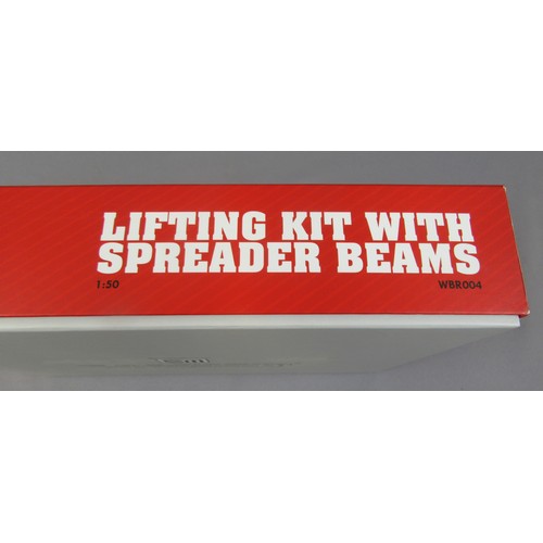 592 - WEISS BROTHERS 1:50 Lifting Kit with Spreader Beams WBR004. Mint in Mint Box.