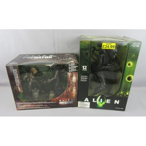 70 - McFARLANE TOYS “Alien” 12” Figure, Mint in Near Mint Unopened Box and “Alien vs Predator” Deluxe Box... 