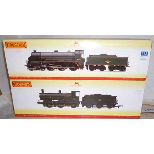 109 - Hornby (China) BR(SR) Steam locos, comprising R2583 4-6-0 green King Arthur Class No.30453 “King Art... 