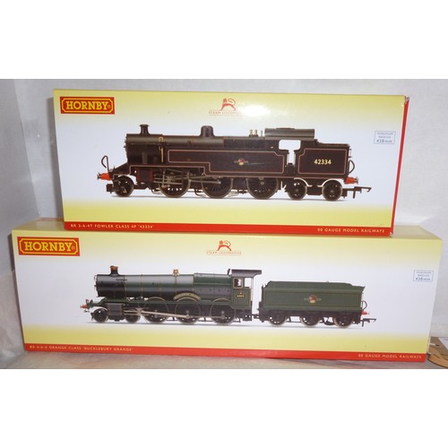 111 - Hornby (China) BR Steam locos, comprising R3209 4-6-0 green 68XX Class Grange No.6803 “Bucklebury Gr... 