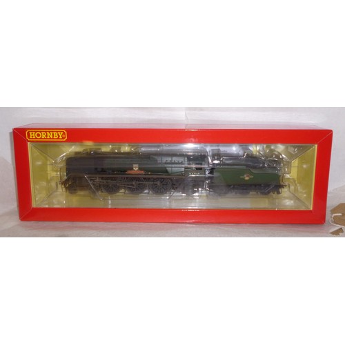 73 - Hornby (China) 4-6-2 BR green Rebuilt West Country Class loco professionally Renumbered 34010 & Rena... 