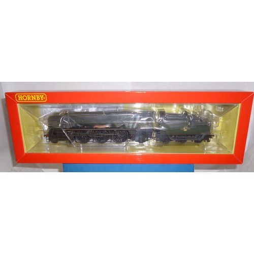 79 - Hornby (China) 4-6-2 BR green Rebuilt West Country Class loco professionally Renumbered 34098 & Rena... 