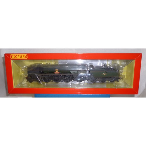 81 - Hornby (China) 4-6-2 BR green Rebuilt West Country Class loco professionally Renumbered 34004 & Rena... 