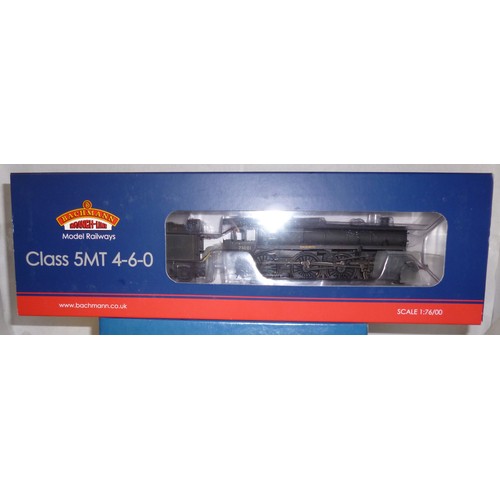 106 - Bachmann OO Gauge 4-6-0 BR lined black Std Class 5 loco professionally Renumbered 73081 and named “E... 