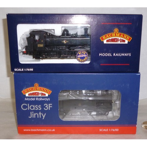 112 - Bachmann OO Gauge BR black Tank Locos professionally Renumbered (1) 3F Class Jinty now No.47552 with... 