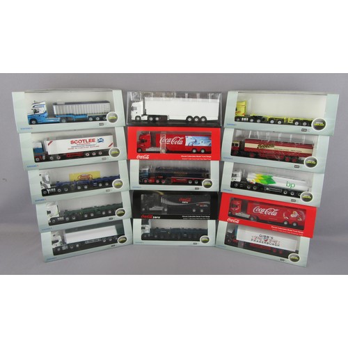 576 - OXFORD DIECAST Haulage 1:76 group of Trucks & Lorries. Mint in Near Mint to Mint Boxes. (15)