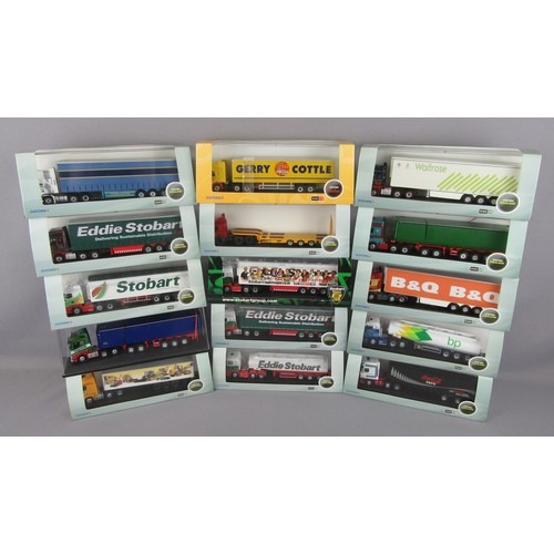 577 - OXFORD DIECAST Haulage 1:76 group of Trucks & Lorries. Mint in Near Mint to Mint Boxes. (15)