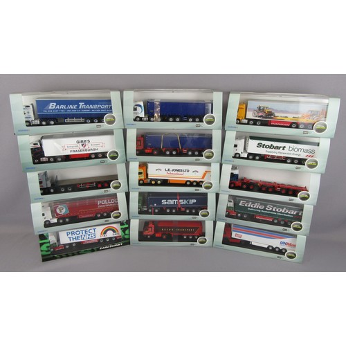 579 - OXFORD DIECAST Haulage 1:76 group of Trucks & Lorries. Mint in Near Mint to Mint Boxes. (15)