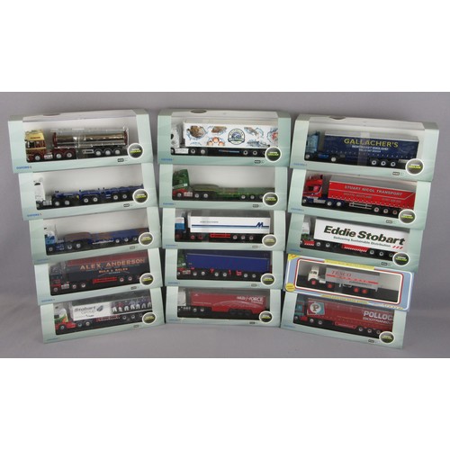 581 - OXFORD DIECAST Haulage 1:76 group of Trucks & Lorries. Mint in Near Mint to Mint Boxes. (15)