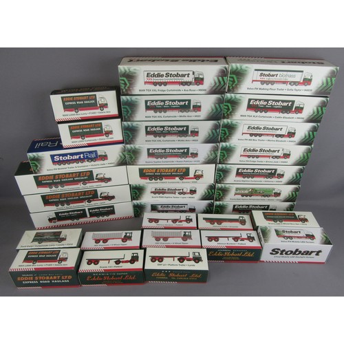 589 - OXFORD DIECAST / ATLAS EDITIONS 1:76 ‘Eddie Stobart’ Collection. Not checked individually, condition... 