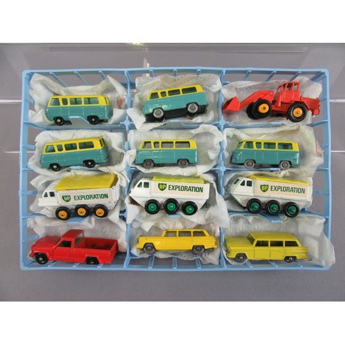 23 - MATCHBOX 1-75 Regular Wheels, group of 22 in plastic carry case to include 5x No.70 Thames Trader, 2... 