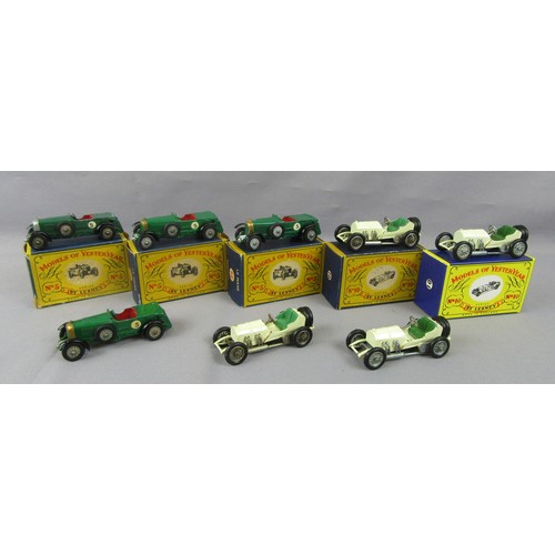 57 - MATCHBOX Models of Yesteryear to include 5x Y8 Morris Cowley, 4x Y5 Bentley 4.5ltr, 4x Y10 Mercedes-... 