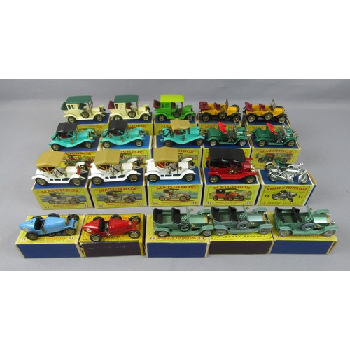 62 - MATCHBOX Models of Yesteryear to include 2x Y6 Bugatti Type-35, 3x Y14 Maxwell Roadster, 3x Y15 Roll... 