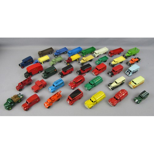 79 - DINKY 25 SERIES and similar, large group of repainted/modified commercials. (36)