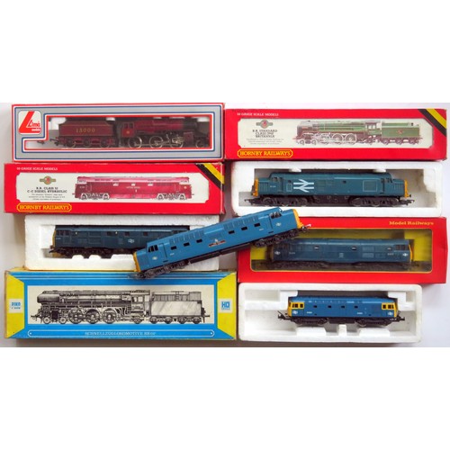 600 - HORNBY / LIMA / PIKO / AIRFIX 00/HO gauge 9 x Locos to include: R063 4-6-2 Britannia”, R352 Co-Co Di... 