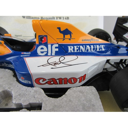 EXOTO 1:18 Williams-Renault FW14B, Nigel Mansell 1992 Formula 1