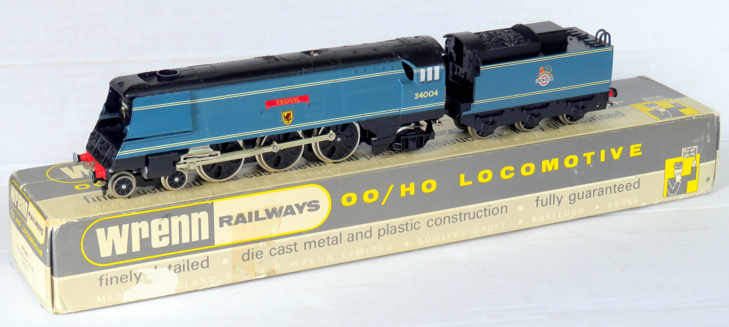 WRENN 00 Gauge W2268 Streamlined West Country Class 4-6-2 “Yeovil” Loco ...